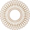 Ekena Millwork Cornelius Wood Fretwork Pierced Ceiling Medallion, Alder, 22"OD x 8 1/8"ID x 3/8"T CMWP22X0375CRAL - alternate 4